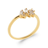 Bague en plaqué or Sparkling