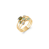 Bague en plaqué or Inna
