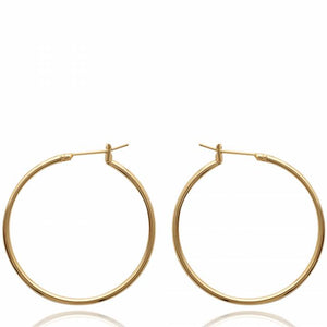 Boucles créoles plaqué or Lucinda