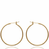 Boucles créoles plaqué or Lucinda