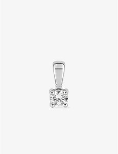 Pendentif en or blanc 18ct et zirconium 363-99