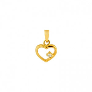 Pendentif coeur en or 18ct 363-101