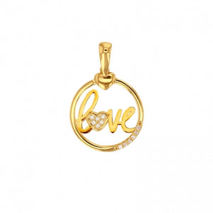 Pendentif love en or 18ct 363-102