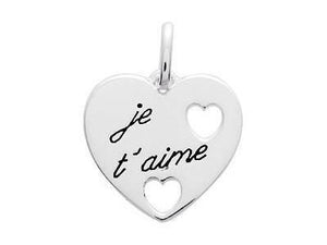 Pendentif Cœur "je t'aime" 660-1470