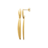 Boucles en acier doré 880j1049