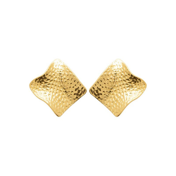 Boucles en acier doré 880j1093