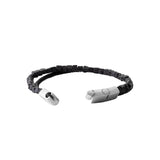 Bracelet pierre de Lave et cuir Bertrand
