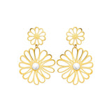 Boucles en acier doré 880j1218
