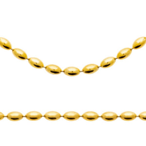 Collier en acier doré 850J861
