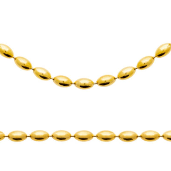 Collier en acier doré 850J861