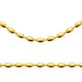 Collier en acier doré 850J861