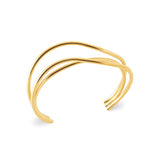 Bracelet jonc en acier doré 840j1490