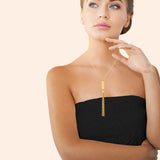 Collier en acier doré 850j1261