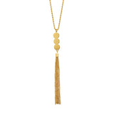 Collier en acier doré 850j1261