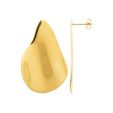 Boucles d'oreilles en acier doré 880j1217