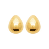 Boucles gouttes en acier doré 880J1434