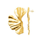 Boucles en acier doré Carolane