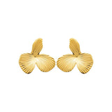 Boucles en acier doré 880J1553