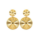 Boucles en acier doré 880J1448