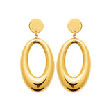 Boucles en acier doré 880J1445