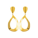 Boucles d'oreilles en acier doré 880j1674