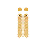Boucles d'oreilles en acier doré 880j1675