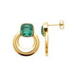 Boucles d'oreilles en acier doré 880J1711
