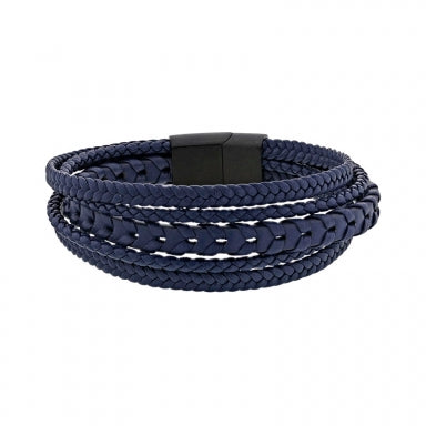 Bracelet cuir bleu 842-1443