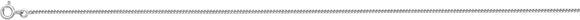 Chaine maille gourmette en argent 1.35mm
