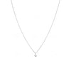 Collier solitaire goutte en argent 654z2251