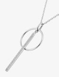 Collier en argent avec zirconiums 654Z2229