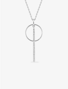 Collier en argent avec zirconiums 654Z2229