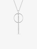 Collier en argent avec zirconiums 654Z2229