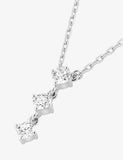 Collier en argent  3 zirconiums 654z2267