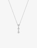 Collier en argent  3 zirconiums 654z2267