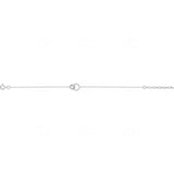 Bracelet double cercle en argent 645-2194