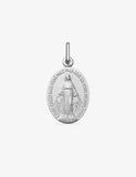 Pendentif vierge miraculeuse à graver en argent 662-711