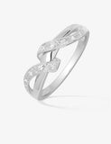 Bague en argent et zirconiums 611-4094