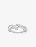 Bague en argent et zirconiums 611-4094