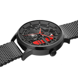 Montre Pierre Lannier Automatique Paddock Noire et rouge