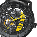 Montre Pierre Lannier Paddock Automatique Noire et jaune