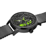 Montre Pierre Lannier Paddock Automatique Noire et verte