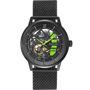 Montre Pierre Lannier Paddock Automatique Noire et verte