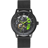Montre Pierre Lannier Paddock Automatique Noire et verte