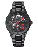Montre Pierre Lannier Paddock Automatique Noire et rouge