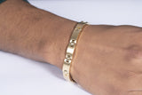 Bracelet en acier doré homme 744-323