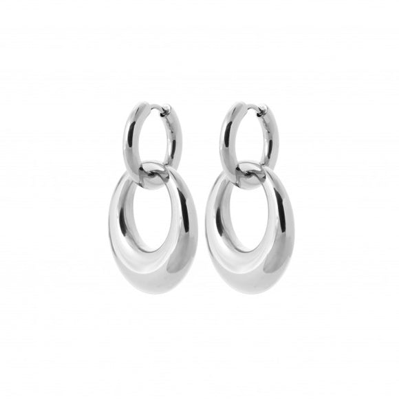 Boucles d'oreilles en acier 880-1678