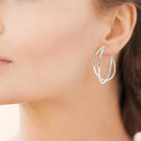 Boucles d'oreilles créoles en acier 880-1760