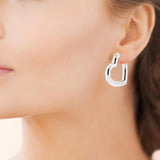 Boucles d'oreilles coeur en acier 880-1775