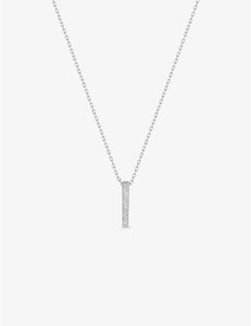 Collier en or blanc 9ct 454-56
